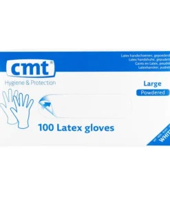 Latex gloves.